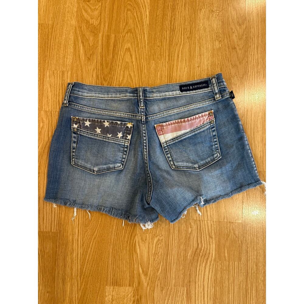 Rock & Republic American Blues Shorts, Size 10.